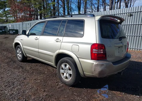 2003 Toyota Highlander Limited V6 from USA, damaged, VIN JTEHF21A330104972